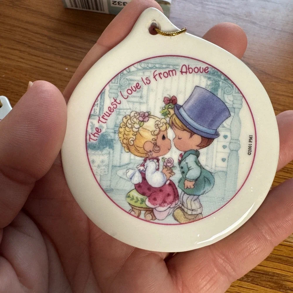 Precious Moments Christmas Remembered Porcelain‎ Ornaments Double Sided Giftco